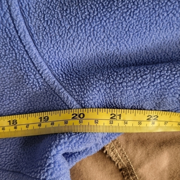 VTG LL Bean 80s Oversized Fleece Pullover - Picture 8 of 10